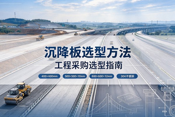 柯城沉降板选择方法