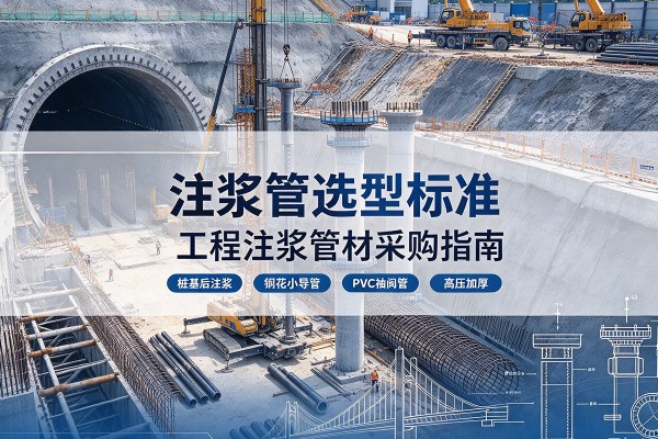 柯城注浆管选型标准