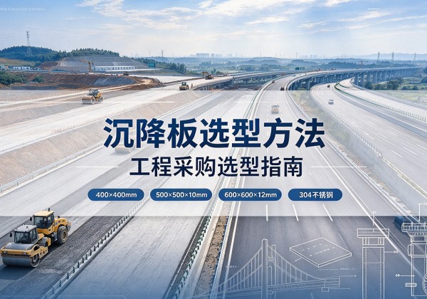 柯城沉降板选择方法