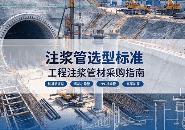 柯城注浆管选型标准